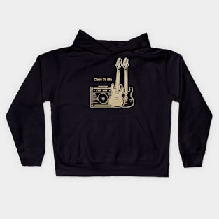 Close To Me Play With Guitars Kids Hoodie